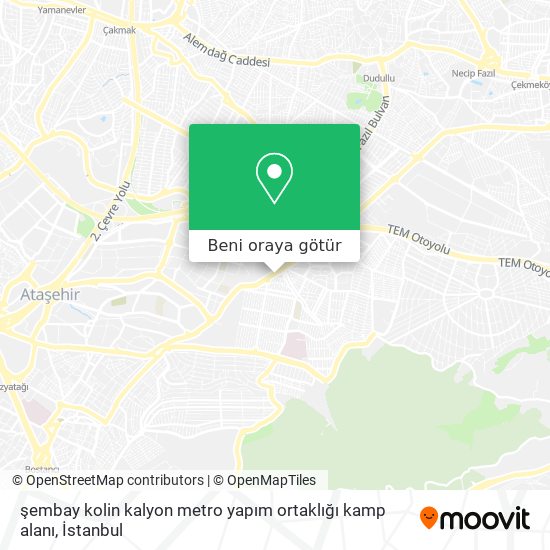 şembay kolin kalyon metro yapım ortaklığı kamp alanı harita