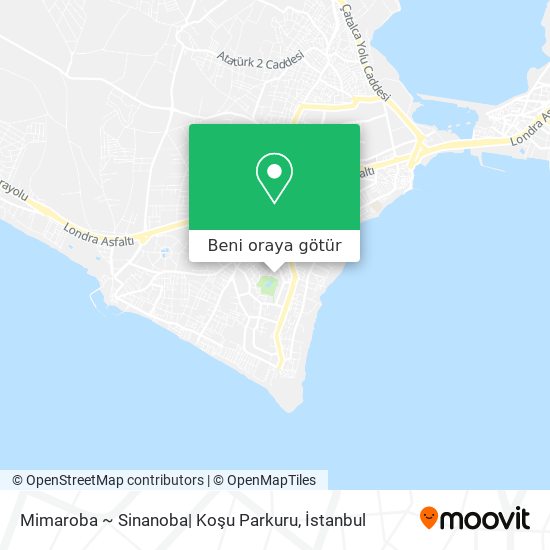 Mimaroba ~ Sinanoba| Koşu Parkuru harita