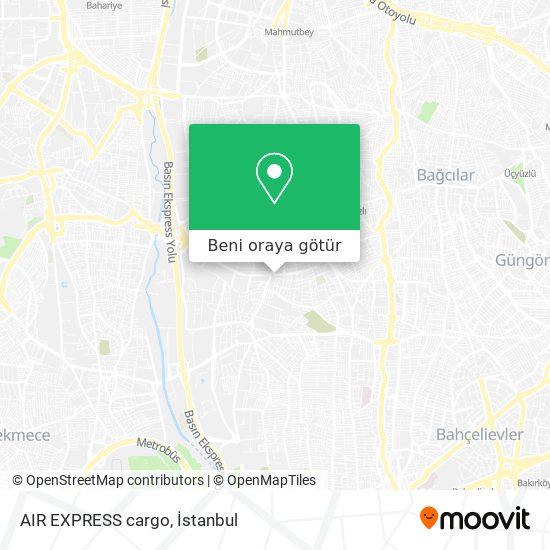 AIR EXPRESS cargo harita
