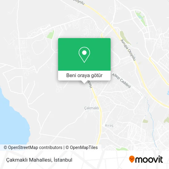 Çakmaklı Mahallesi harita