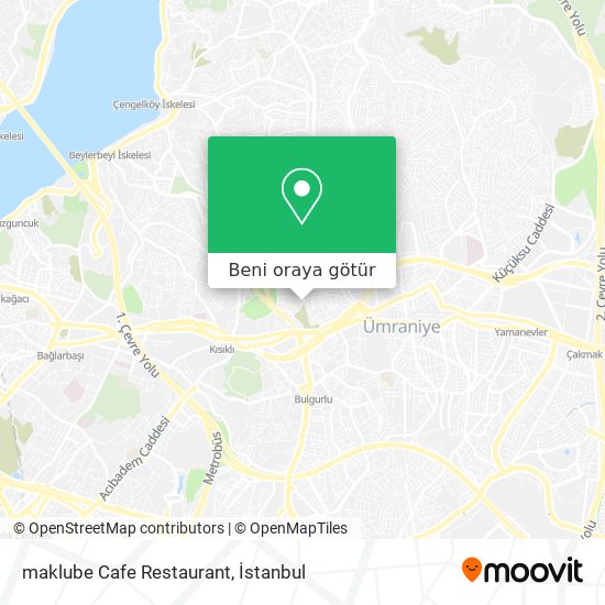 maklube Cafe Restaurant harita