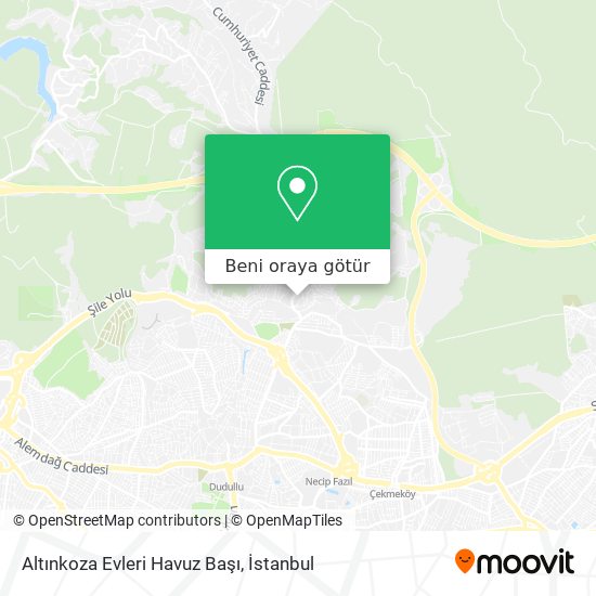 Altınkoza Evleri Havuz Başı harita