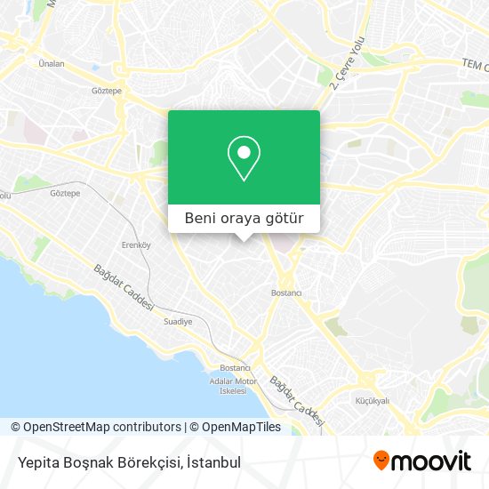 Yepita Boşnak Börekçisi harita