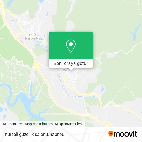 nurseli guzellik salonu harita