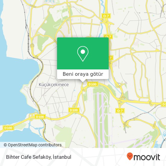 Bihter Cafe Sefaköy harita
