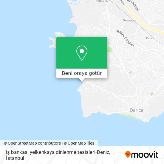 iş bankası yelkenkaya dinlenme tesisleri-Deniz harita