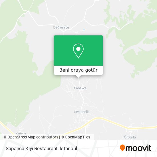 Sapanca Kıyı Restaurant harita
