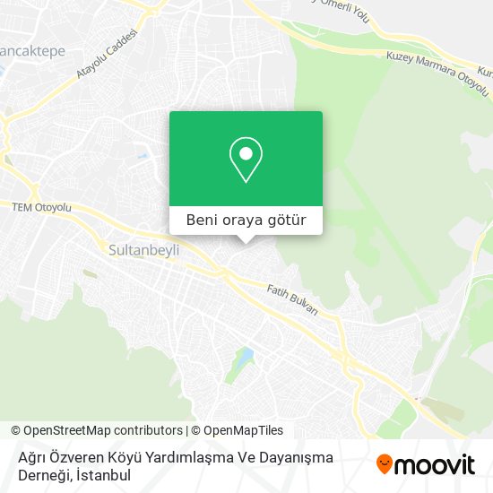 Ağrı Özveren Köyü Yardımlaşma Ve Dayanışma Derneği harita