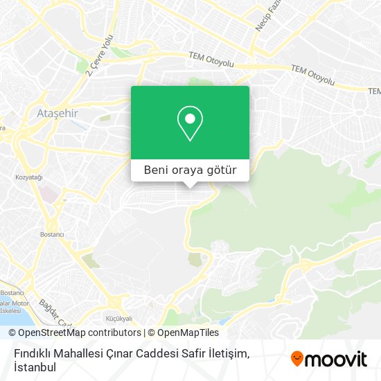 Fındıklı  Mahallesi Çınar Caddesi Safir İletişim harita