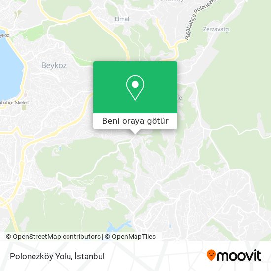 Polonezköy Yolu harita