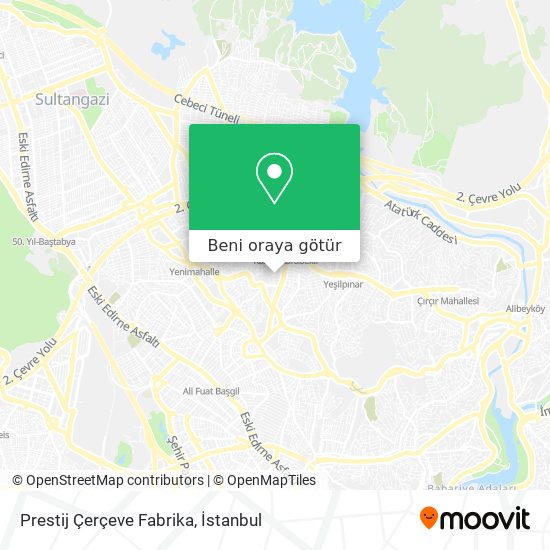 Prestij Çerçeve Fabrika harita