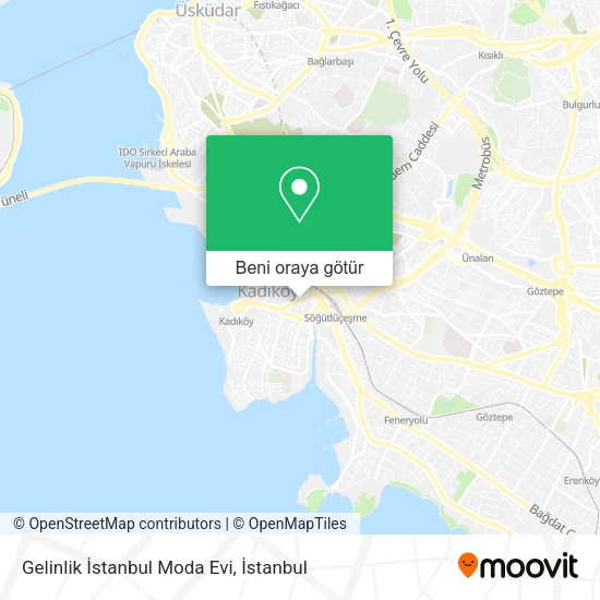 Gelinlik İstanbul Moda Evi harita