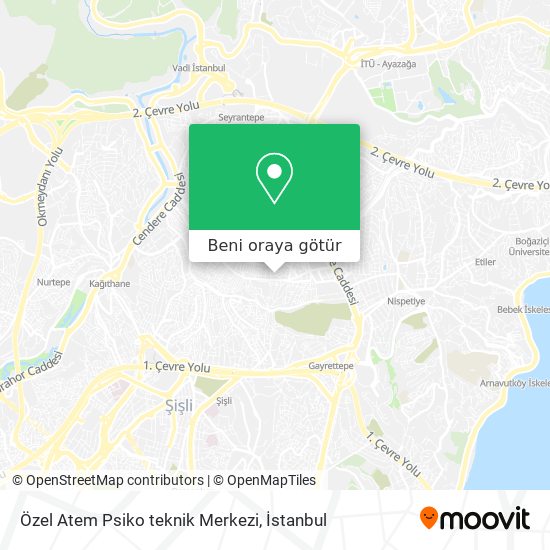 Özel Atem Psiko teknik Merkezi harita