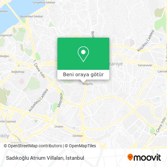Sadıkoğlu Atrium Villaları harita