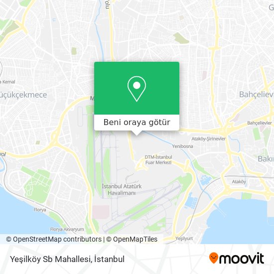 Yeşilköy Sb Mahallesi harita