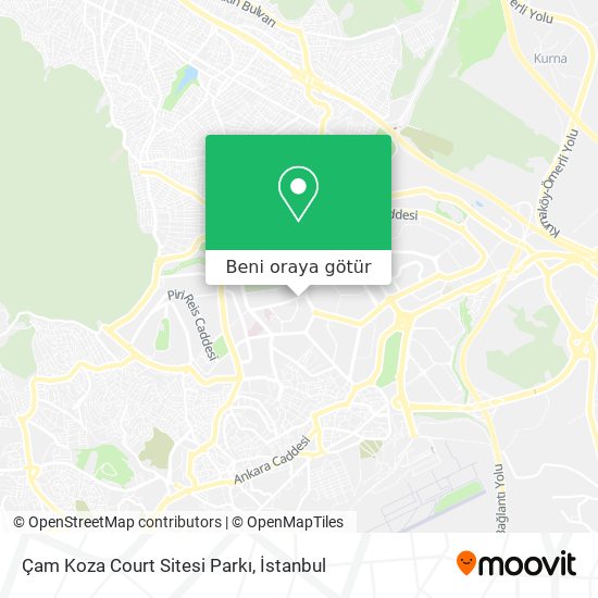Çam Koza Court Sitesi Parkı harita