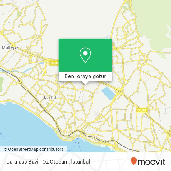 Carglass Bayi - Öz Otocam harita