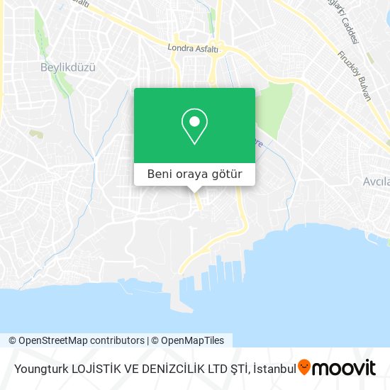 Youngturk LOJİSTİK VE DENİZCİLİK LTD ŞTİ harita