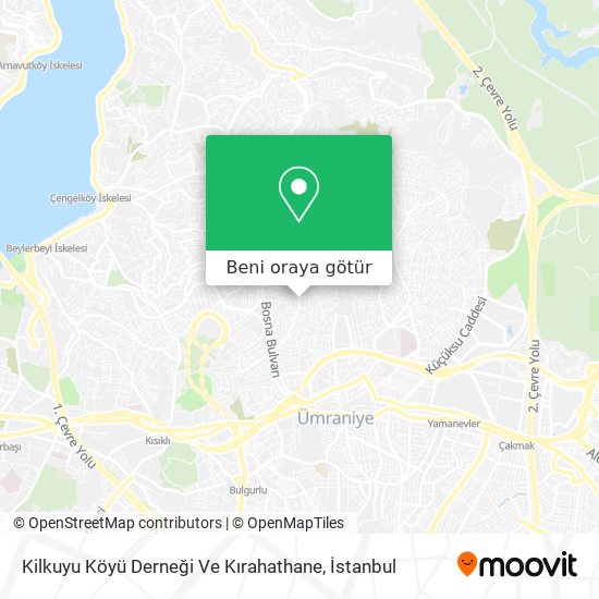 Kilkuyu Köyü Derneği Ve Kırahathane harita