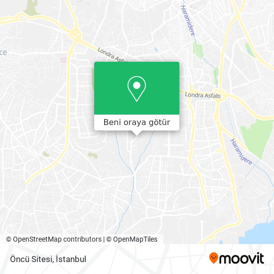 Öncü  Sitesi harita