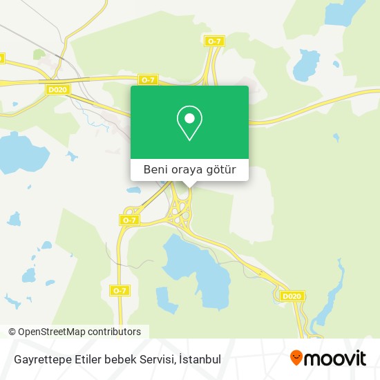 Gayrettepe Etiler bebek Servisi harita