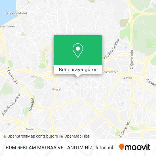 BDM REKLAM MATBAA VE TANITIM HİZ. harita