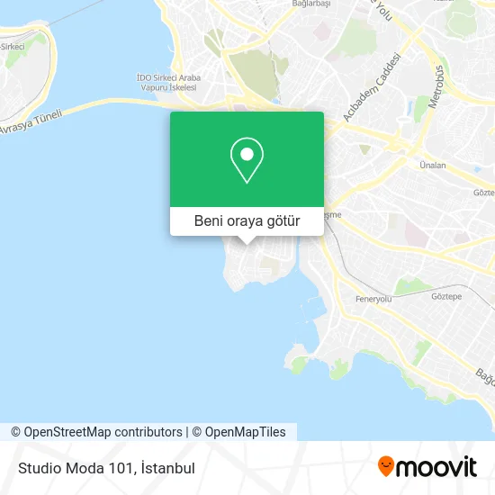 Studio Moda 101 harita