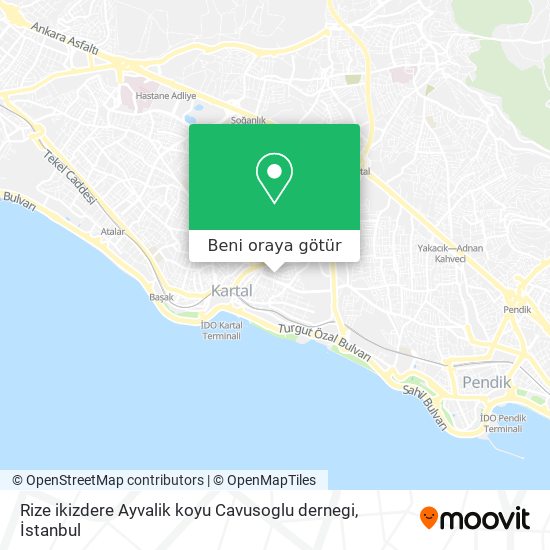 Rize ikizdere Ayvalik koyu Cavusoglu dernegi harita
