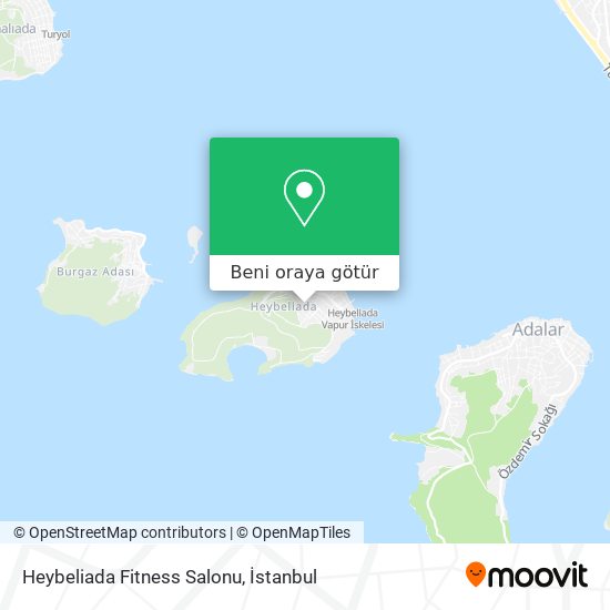 Heybeliada Fitness Salonu harita
