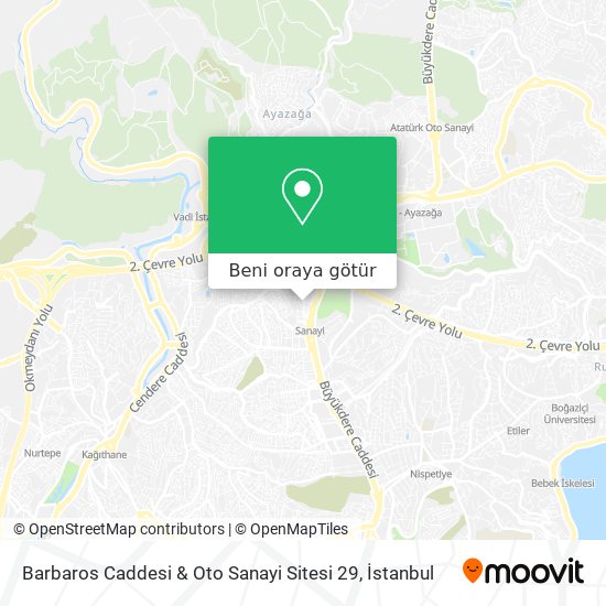 Barbaros Caddesi & Oto Sanayi Sitesi 29 harita