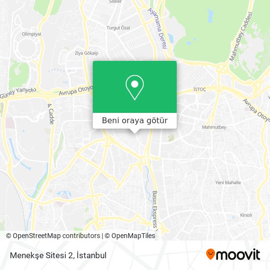 Menekşe Sitesi 2 harita