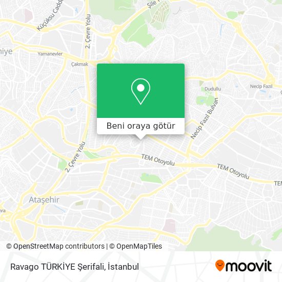 Ravago TÜRKİYE Şerifali harita