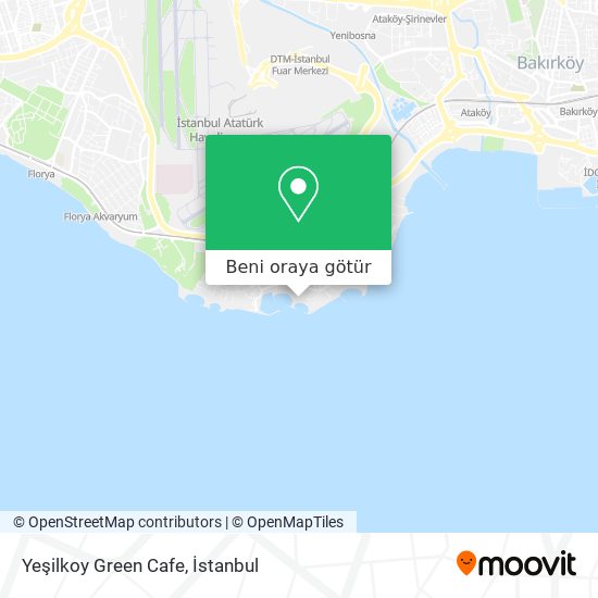 Yeşilkoy Green Cafe harita