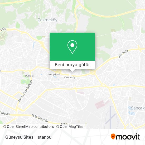 Güneysu Sitesi harita