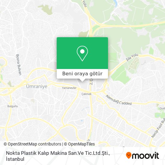 Nokta Plastik Kalıp Makina San.Ve Tic.Ltd.Şti. harita