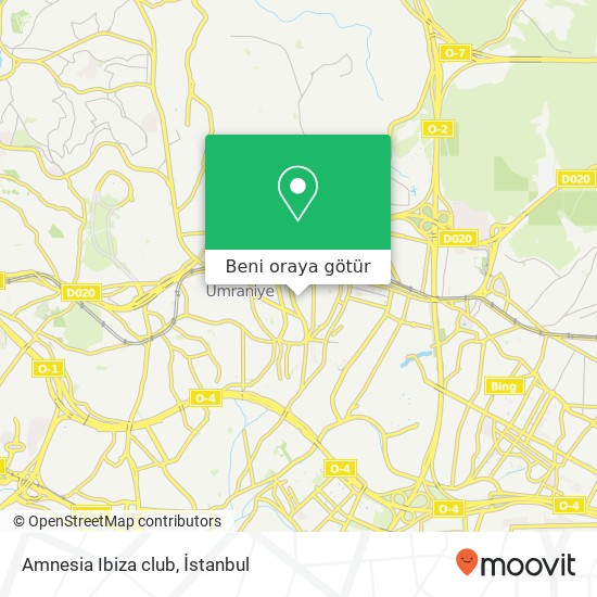 Amnesia Ibiza club harita