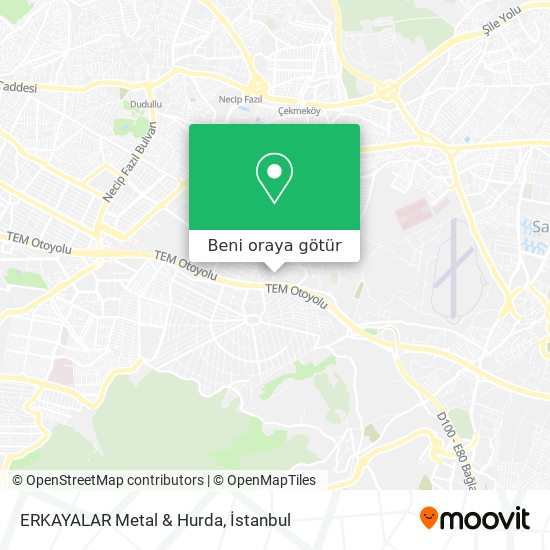 ERKAYALAR Metal & Hurda harita