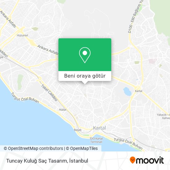 Tuncay Kuluğ Saç Tasarım harita