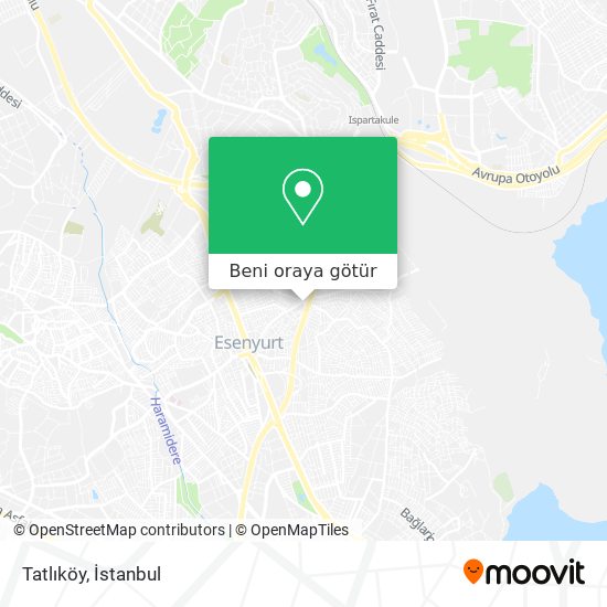 Tatlıköy harita