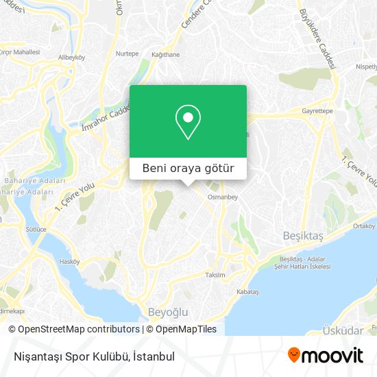 Nişantaşı Spor Kulübü harita