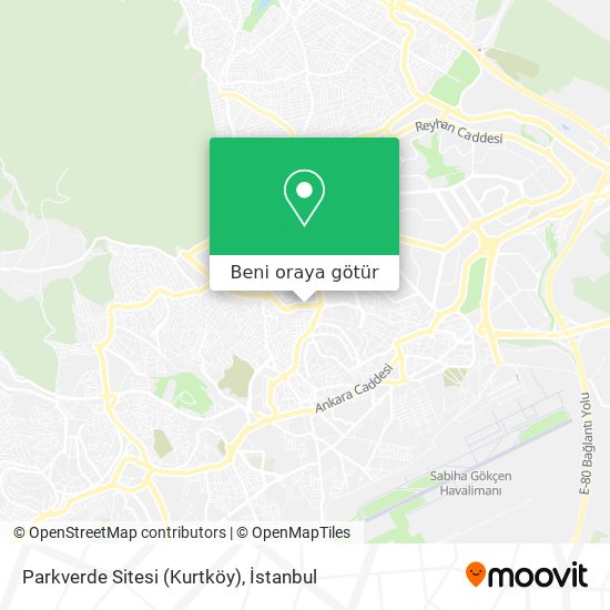 Parkverde Sitesi (Kurtköy) harita