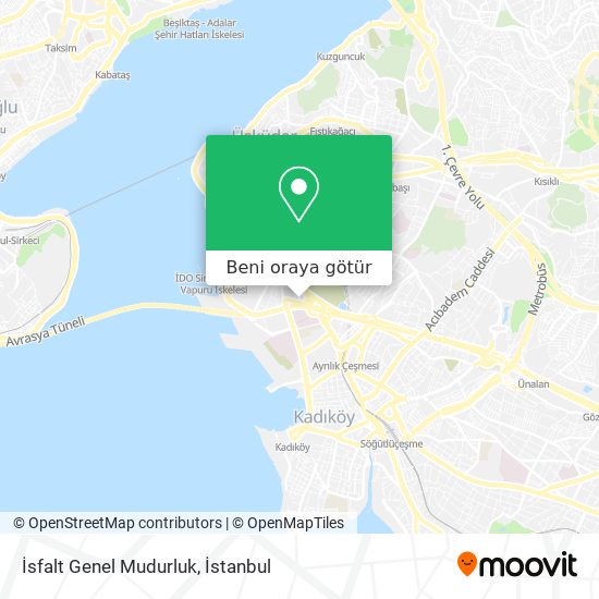 İsfalt Genel Mudurluk harita