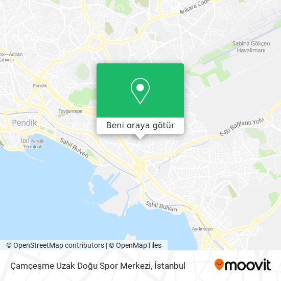 Çamçeşme Uzak Doğu Spor Merkezi harita