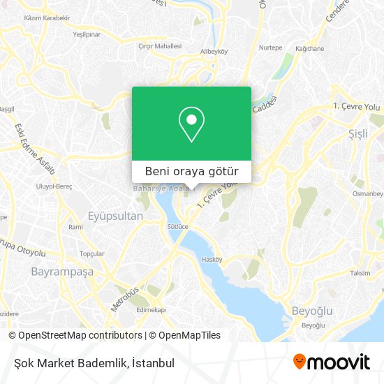 Şok Market Bademlik harita