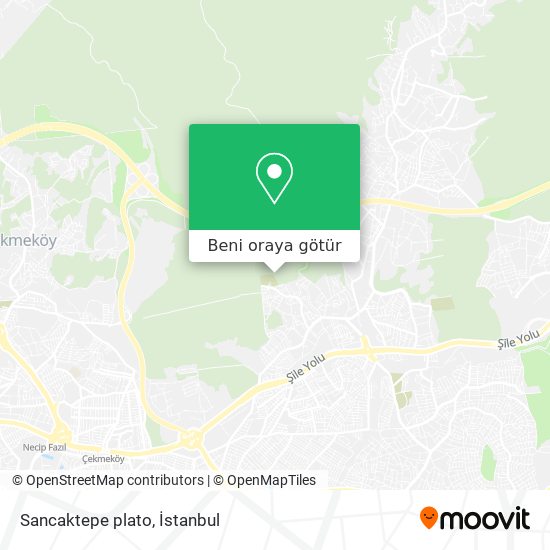 Sancaktepe plato harita