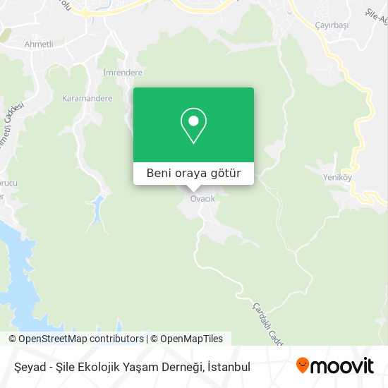 Şeyad - Şile Ekolojik Yaşam Derneği harita