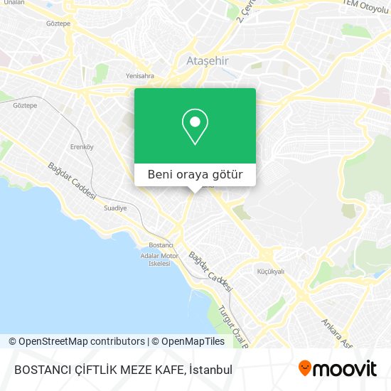 BOSTANCI ÇİFTLİK MEZE KAFE harita