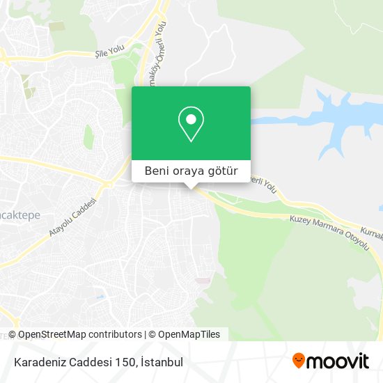 Karadeniz Caddesi 150 harita
