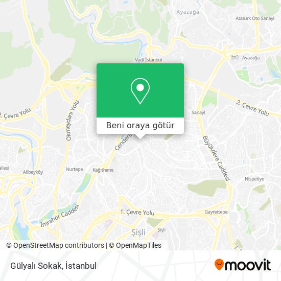 Gülyalı Sokak harita