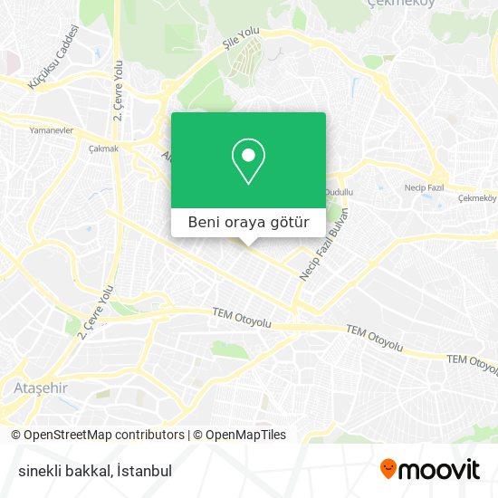 sinekli bakkal harita